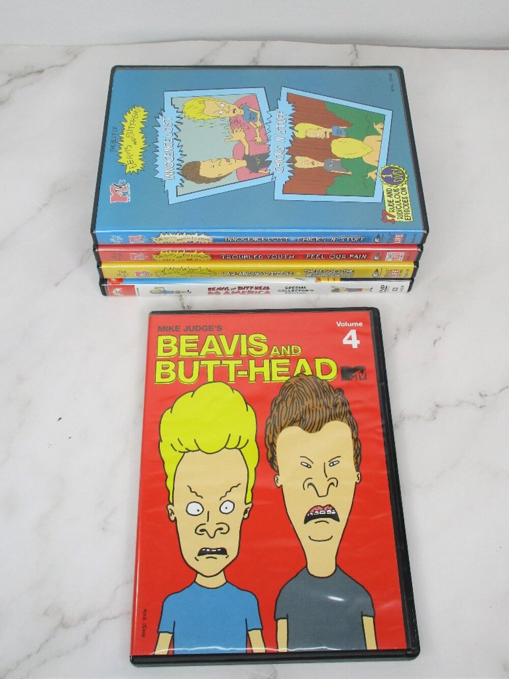 Beavis and Butthead DVD Lot VTG Animated TV Comedy Series Various Titles